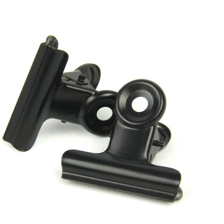 Black Small Bulldog Clips, Coideal 30 Pack 1 Inch Metal Hinged Clips ...