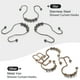 thumbnail image 2 of 12 ganchos de bronce para cortina de ducha - Anillas de acero inoxidable antioxidantes, ganchos deslizantes anticaídas para barras de cortina de baño, anillas duraderas (bronce), 2 of 7