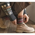 thumbnail image 6 of Women's Warm Winter Socks - Thermal Knit Crew Socks for Hiking & Boots, Cozy Calf-Length Socks, Christmas Stocking Stuffers Gifts, 6 of 6