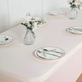thumbnail image 2 of Balsa Circle 6 Feet Rectangular Spandex Fitted Stretchable Elastic Tablecloth Blush, 2 of 8