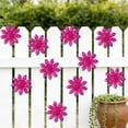 thumbnail image 6 of Metal Flowers Outdoor Decorations, Metal Wall Art Hanging Decorations for Outdoor Fence Garden Yard Patio Decor, Gift for Mom Friends, 6 of 6