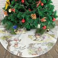 thumbnail image 3 of Falda para árbol de Navidad de Winnie The Pooh, suave y divertida, decoración navideña de granja con cuello para árbol de Navidad de 48", 3 of 4