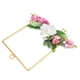 thumbnail image 1 of Corona de aro, corona colgante de flores artificiales, corona de flores falsas, corona colgante de flores artificiales construida para profesionales, 1 of 8