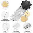 thumbnail image 3 of LINLIN Solar Wind Chimes Light Outdoor，Waterproof LED Wind Chimes for Outside with 8 Tubes,Memorial Wind Chimes with Colorful Light,Christmas/Housewarming Gift, Garden, Yard, Home Decor, 3 of 7