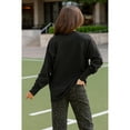 thumbnail image 5 of Women's Gameday Couture  Black Atlanta Falcons Oversized Long Sleeve T-Shirt, 5 of 5