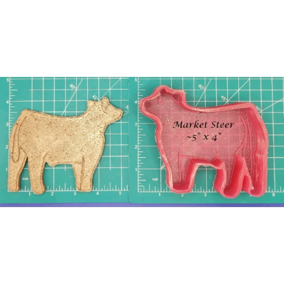 Market Steer Silicone Freshie Mold