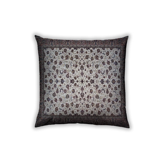 Ahgly Company Outdoor Square Traditional Throw Pillow, 18 inch by 18 inch