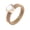Rose Gold, variant on Heart Rings for Women Mesh Band Stainless Steel Minimalist Elegant Simple Dainty Promise Vacation Personalized Gift Jewelry Gold 9