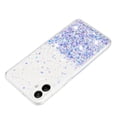 thumbnail image 3 of Luminous Case for Samsung Galaxy A05, Glow in the Dark Fluorescent Glitter Case for Women Girls, Bling Sparkle Lightweight Slim Shockproof Protective Phone Cover for Samsung Galaxy A05, Purple, 3 of 6