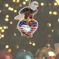 thumbnail image 4 of ​​2D Flat Acrylic Eagle & Flag Car Pendant, Patriotic Vehicle Decoration for Independence Day Road Trips & Outdoor Celebrations​​, 4 of 4