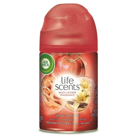 Scent Refill - Air Wick Life Scents Freshmatic Refill Automatic Spray, Mom's Apple Pie, 6.17oz, Air Freshener