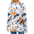 thumbnail image 3 of UVN Blouses for Women Long Sleeve Shirts Casual Dressy Pleated Tunic Tops, 3 of 7