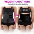 thumbnail image 6 of COMFREE Women's Sauna Waist Trainer Sweat Belt Compression Trimmer Workout Fitness Shapewear, 6 of 7