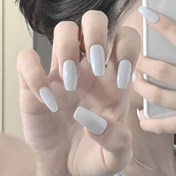 Coffin Fake Nail Long Full Cover False Nails Press On Nails Gray Ballerina Clip On Acrylic Nails Nails Tips Artificial Nails For Women And Girls Walmart Com Walmart Com Coffin Fake Nail Long Full Cover False Nails Press On Nails Gray Ballerina Clip On Acrylic Nails Nails Tips Artificial Nails For Women And Girls Walmart Com Walmart Com