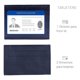 thumbnail image 4 of Cartera Hombre Tarjetero Horizontal Piel 100% Regalo Papá azul, 4 of 8