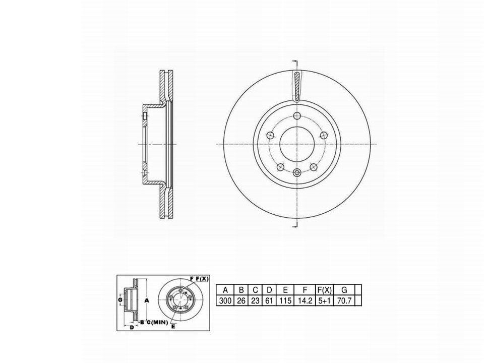 Winstop Brake Rotor, Front WS249504, Cadillac ATS 2016-2013
