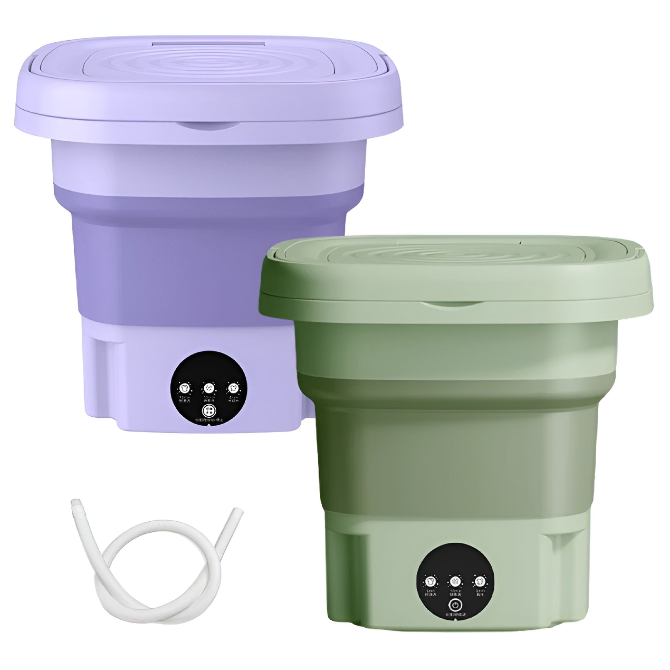 HIBIBUD Portable Washing Machine Mini Washer Foldable Washer and Dryer Small Travel