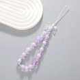 thumbnail image 2 of Beaded Phone Lanyard Wrist Strap Phone Charms Fixed Beads Pearl Chain Cute Phone Charms Cellphone Wrist StrapColorfulag Keychain Camera Decor, 2 of 3