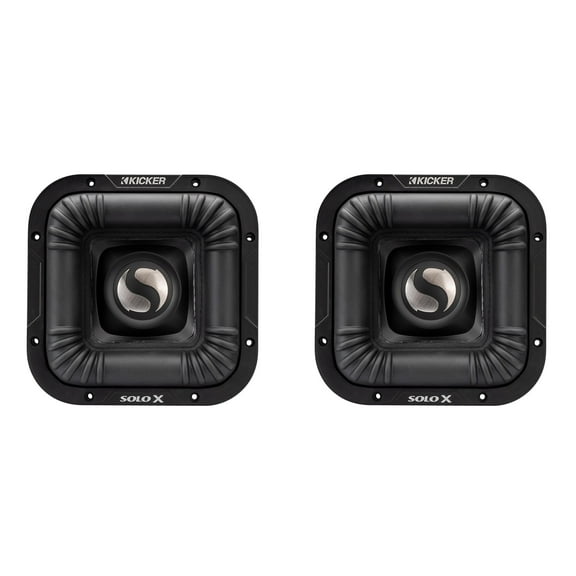 Kicker (2) 49L7X82 - SoloX L7X 8-Inch Competition Subwoofer, 2-Ohm