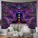 thumbnail image 4 of Tapiz de siete chakras – Tapiz espiritual Boho Mandala Yoga Meditación para colgar en la pared Boho Studio Art Decoración del hogar Dormitorio Sala de estar Partición Balcón Transparente 59" x 51.2" Sailing Electrónica, 4 of 5