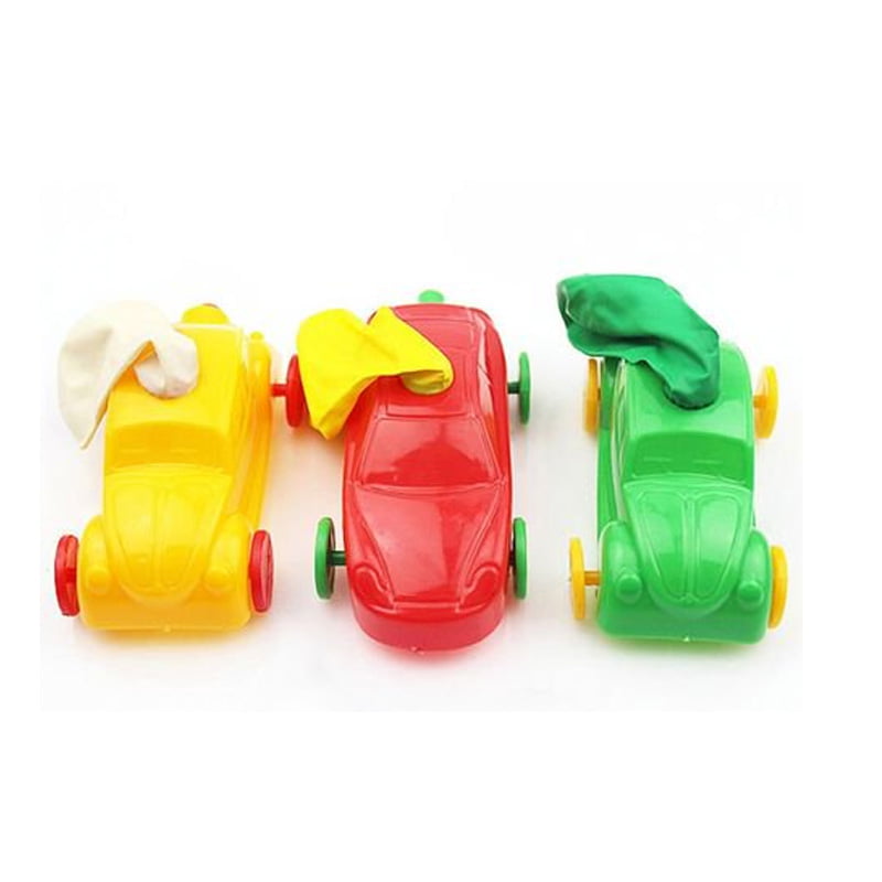 DIY Balloon Car Funny Toys Children Science Experiment Educational Equipment Random Color Durable and Useful 