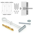 thumbnail image 1 of CondoMounts Steel Stud TV Mounting Kit | Metal Stud Anchors | Holds 200lbs on Steel Stud | Includes 6 Elephant Anchor (1/4) Set & 1-Pilot Head Titanium Drill Bit, 1 of 9