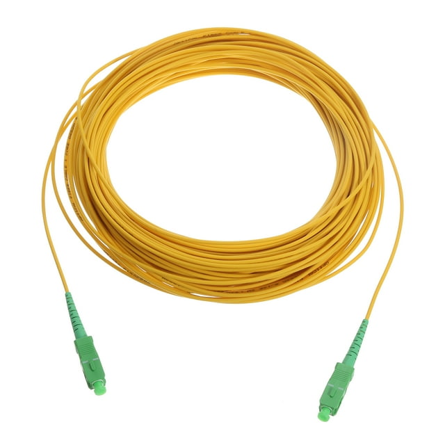 Unique Bargains 1Pcs Câble Patch Fibre Optique Simple Mode Simple 98.4 Pieds LSZH Fibre Jumper Optique SC/APC à SC/APC pour Interrupteurs de Routeur