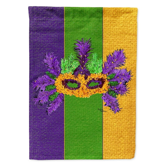Carolines Treasures 8369GF Mardi Gras Flag, Small, Multicolor