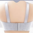 thumbnail image 5 of Wireless Bra Women Seamless Bra Feature V-Neck T-Shirt Bra Style W-1124 Silvers XL, 5 of 8