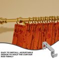thumbnail image 3 of IFANLANDOR 2Ud Soporte Para Barra De De Hierro Plateado Con Vintage Y Ajuste Firme, 3 of 8