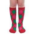 thumbnail image 2 of Jefferies Socks Girls Socks, 2 Pack Argyle Pattern Dress Knee High Size Toddler and XS - M, 2 of 2