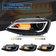 thumbnail image 3 of VLAND Demon Eye Headlights Assembly for Volkswagen VW Jetta / Sagitar (NOT GLI) 2011-2018, 3 of 9