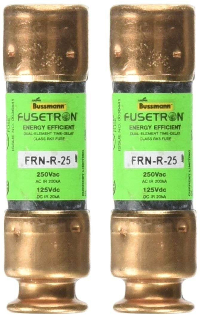 Pack of 10 NOS Fusetron FRN-R-10 Dual Element Time Delay 250 Volt Fuse 