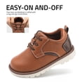 thumbnail image 3 of BIGWOW Boy's Casual Dress Shoes, Sneaker Comfort Lace-Up School Uniform Formal Shoes for Toddler/Little Kid, 3 of 6
