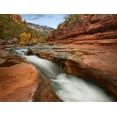 thumbnail image 2 of Fitzharris, Tim 18x15 White Modern Wood Framed Museum Art Print Titled - Oak Creek in Slide Rock State Park near Sedona, Arizona, 2 of 4