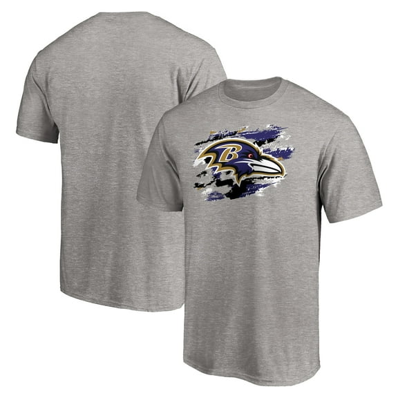 Men's Heather Gray Baltimore Ravens True Color T-Shirt