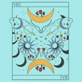 thumbnail image 2 of Junior's Lost Gods Celestial Butterfly Tarot  Racerback Tank Top Cancun 2X Large, 2 of 4