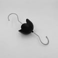 thumbnail image 2 of Squirrel Proof Bird Feeders for Outdoors​ Black/Red Floral Shaped Feeder Curved Petal Design Metal Hook Suspension Garden Tree, 2 of 5