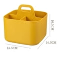 thumbnail image 3 of Panier Organisateur Empilable Polyvalent avec Poignée - Parfait pour la Maison et le Bureau Jaune, 3 of 9