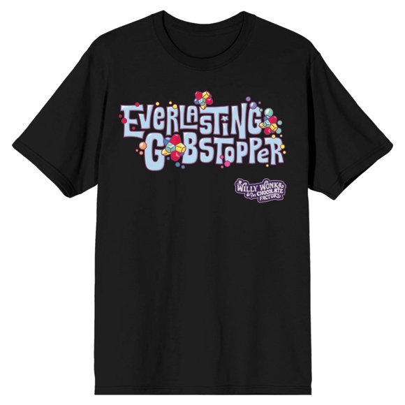 Willy Wonka & The Chocolate Factory Everlasting Gobstopper T-Shirt Noir
