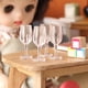thumbnail image 5 of ColoMX 20pcs mini casa copa modelo copas de vino en miniatura decoración de muñecas, 5 of 8