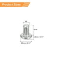 thumbnail image 2 of #8-32x5/16" tornillos de máquina de cabeza plana, tornillo de acero inoxidable 304, paquete de 20, 2 of 6