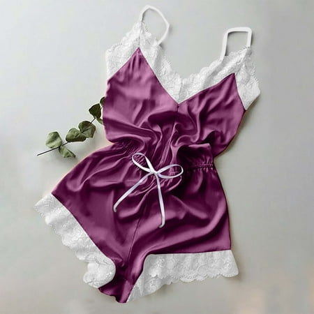 

Corashan Lingerie for Women Fashion Women Sexy Lingerie Girl V-neck Lace Splice BodySuit Sleepwear Bodydoll Sexy Lingerie for Women