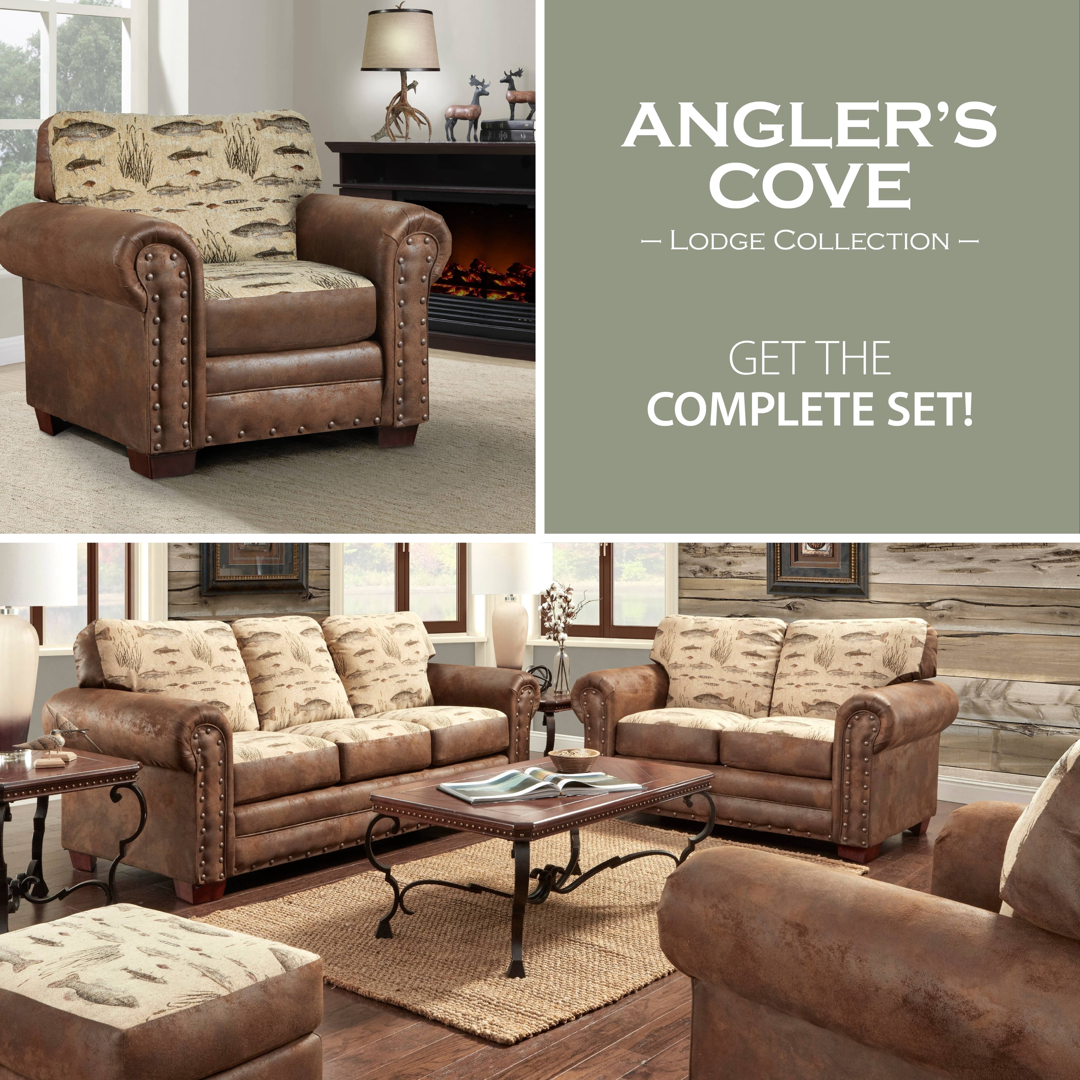 American Furniture Classics Model Angler's Cove Ottoman