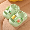 thumbnail image 7 of WUANDIXFA Toddler Shoes Clogs Slide Sandals for 0-8yrs Kids Unisex for Girls and Boys Garden Shoes Cartoon Slides Slip-Resistance Sandals Beach Pool Slippers (Green, 6.5), 7 of 7