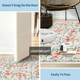 thumbnail image 6 of FairOnly Beige 2'x6'Modern Bloom Washable Non Slip Low Pile Runner Rug for Kitchen Hallway Laundry, 6 of 7