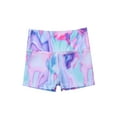 thumbnail image 4 of renvena Kids Girls Tie Dye Gymnastics Dance Tumbling Athletic Shorts Gym Yoga Running Workout Booty Shorts, 4 of 7