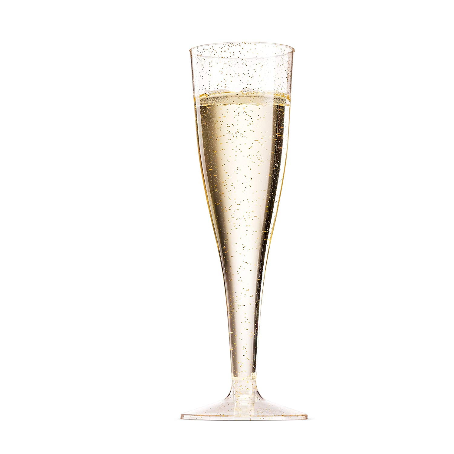  Munfix 50 Pack Gold Rimmed Plastic Champagne Flutes 5 Oz Clear  Plastic Toasting Glasses Fancy Disposable Wedding Party Cocktail Cups with  Gold Rim : Health & Household