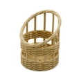 thumbnail image 4 of Cesta de Almacenamiento en Miniatura para Niñas Baoblaze Cesta Tejida para Casa de Muñecas 1/6 Caqui, 4 of 8