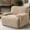 taupe, variant on Shaiailed 42" Taupe Wide Seat Oversized Cloud Chair,Boneless Single Sofa Chair with Vertical Stripes,Comfy Deep Seat Armchair,Memory Foam Chairs for Living Room, No Assembly Required